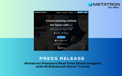 Metatron Pioneers Real-Time Stock Insights with AI-Enhanced Stock Trendz