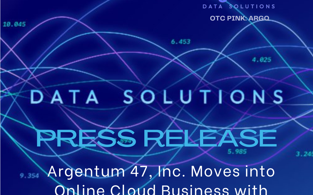 Argentum 47, Inc. Moves into Online Cloud Business with New SaaS Module