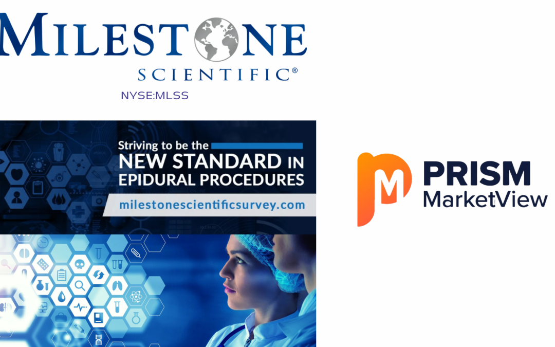 PRISM Emerging MedDevices Mover Spotlight: Milestone Scientific Inc. (MLSS)