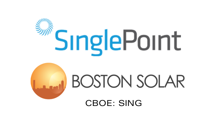 SinglePoint CEO Issues Update to Shareholders Highlighting Key Operational Milestones
