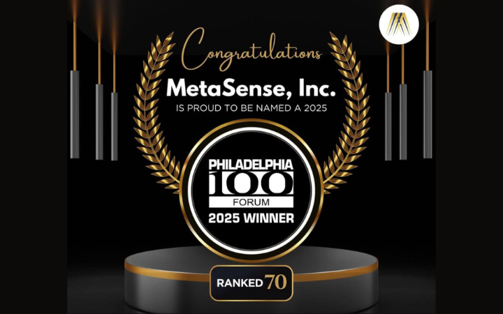 MetaSense Inc.’s Growth Validated by Fourth Philadelphia100® Win