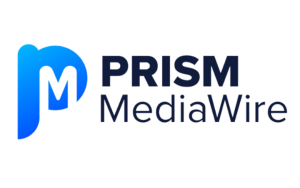 PRISM MediaWire logo: blue gradient M symbol followed by the words PRISM MediaWire