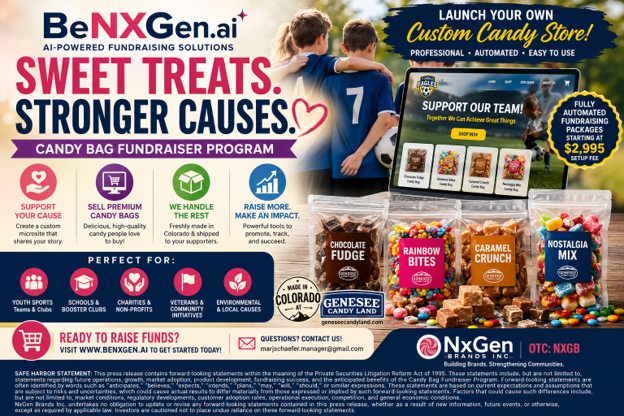 BeNXGen.ai Launchs Candy Bag Fundraiser Program