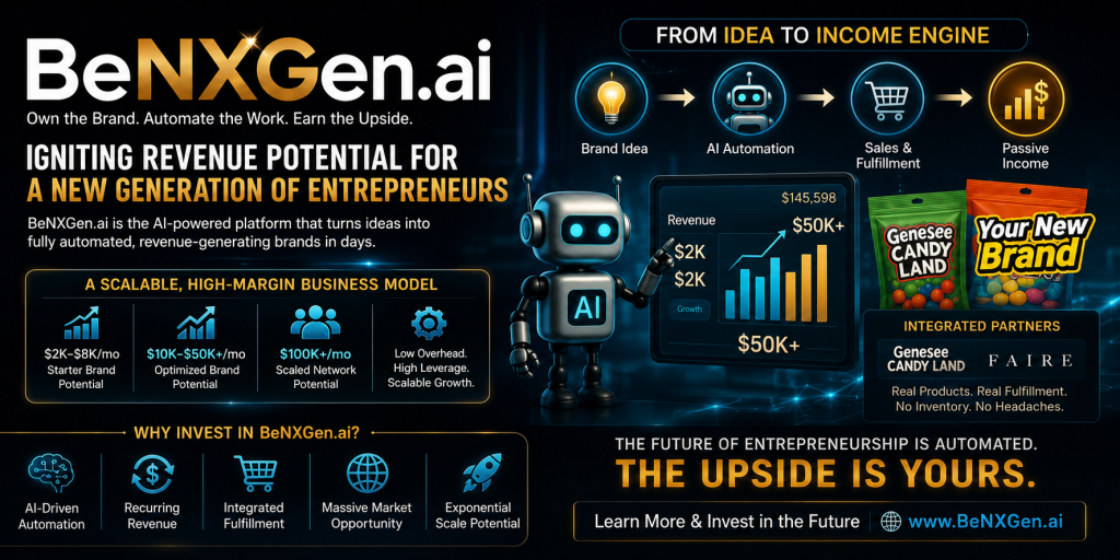 BeNXGen.ai Ignites Revenue Potential for the Next Generation of Automated Brand Owners