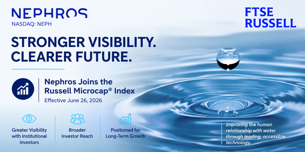 Nephros Announces Inclusion in the Russell Microcap® Index