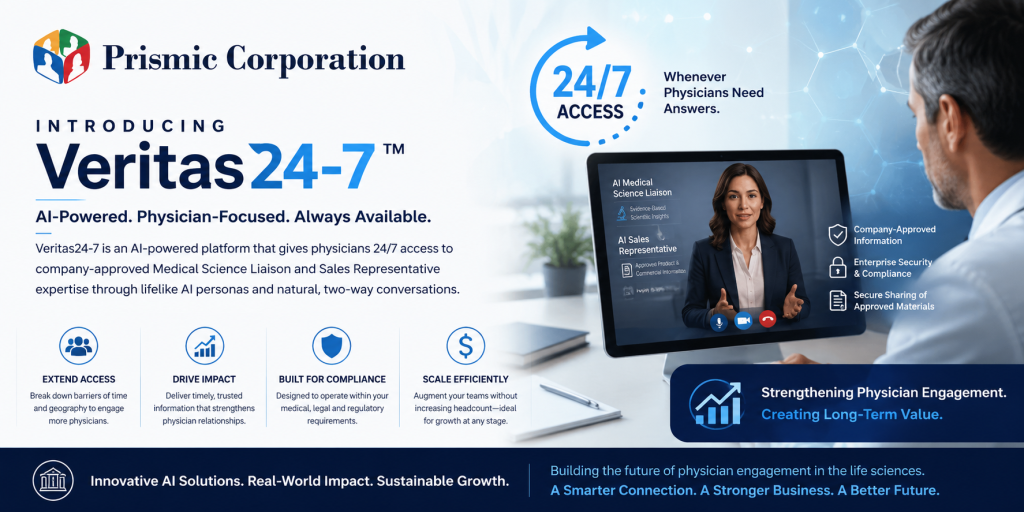 Veritas24-7™ – A New Way for Pharmaceutical Companies to Engage Physicians 24 Hours a day